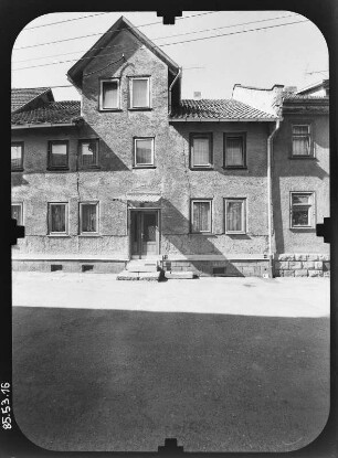 Schmalkalden, Künkelsgasse. Wohnhaus. Straßenfront