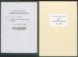 Bestellung eines Kommandanten der Stadt Minden und dessen Besoldung