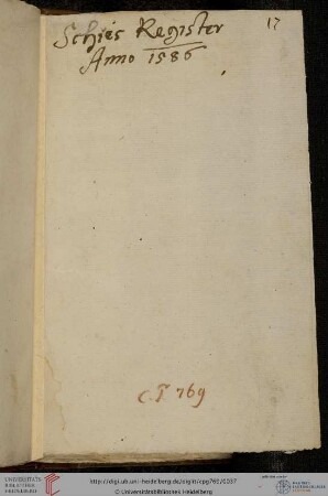 Abschussliste, 1586
