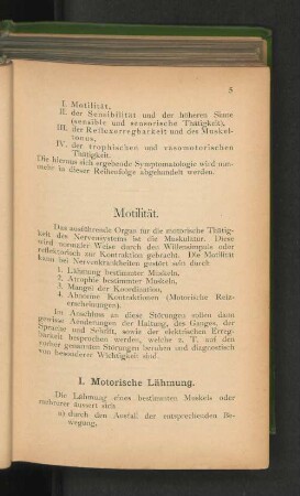 Motilität.