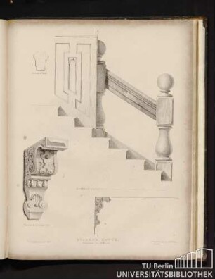 Holland house staircase to office