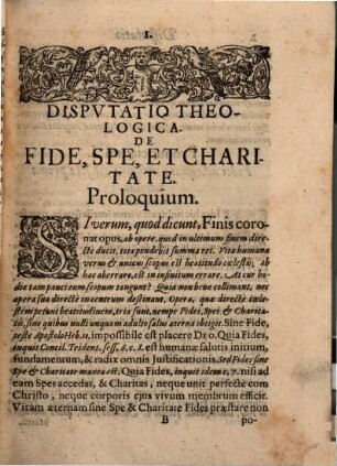 Triga virtutum theologicarum