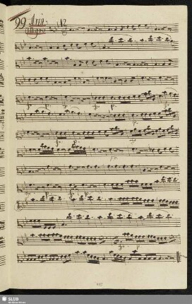 99. Aria: E'assai bello il tresconcino / Rutini, G.M.