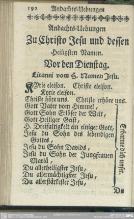Andachts-Uebungen zu Christo Jesu