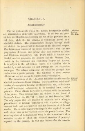 Chapter IV. Administration