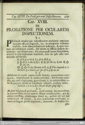 Cap. XVIII. De Probatione Per Ocularem Inspectionem