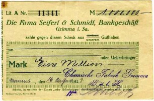 Eine Million Mark
