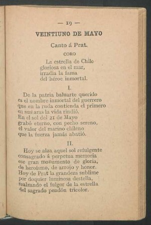 Veintiuno de mayo : Canto á Prat.
