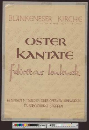 Osterkantate : Felicitas Kukuck