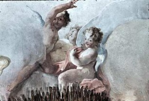 Sapientia divina, Fides, Sankt Georg, Sankt Emmeram und Sankt Wolfgang