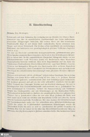 II. Einzeldarstellung