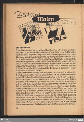 Das karierte Bild