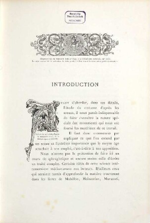 Le costume au moyen âge d'après les sceaux