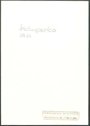 Archipenko 1924