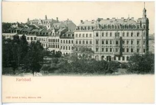 Karlsbad. Stadtblick