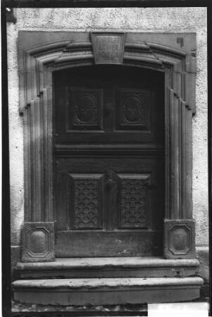 Rosenberg Eingangsportal "Gottlieb Egner 1803"