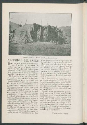 Necesidad del saber.