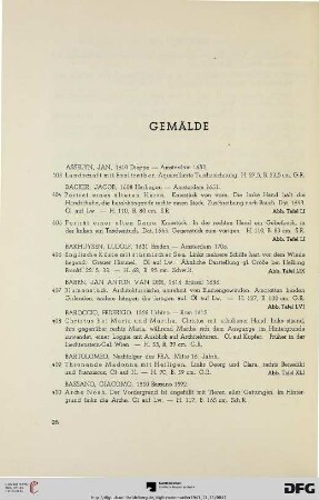 V. Gemälde (Nr. 403-570)