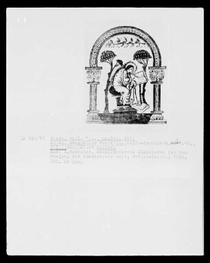 Evangeliar Franz II. — Der Evangelist Markus
