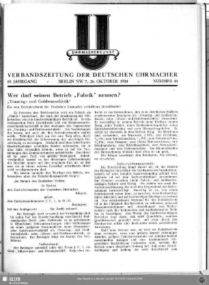 Wer darf seinen Betrieb "Fabrik" nennen?
