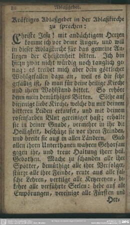 [Kirchengebete]
