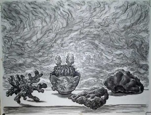 Stilleben vor Wolken