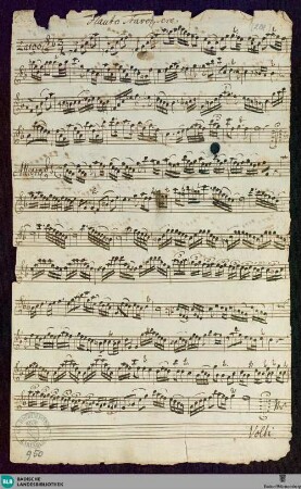 Sonatas - Mus. Hs. 950 : fl, bc; F