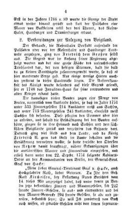 2. Vorbereitungen zur Anlegung von Voigtland