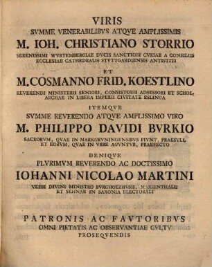 Commentatio de fatis coetus sanctioris divini numinis cultui addicti ab Adamo usque ad Noachum