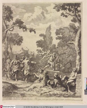 [Apollon und Minerva auf dem Parnass; Apollo and Minerva on the Parnass]