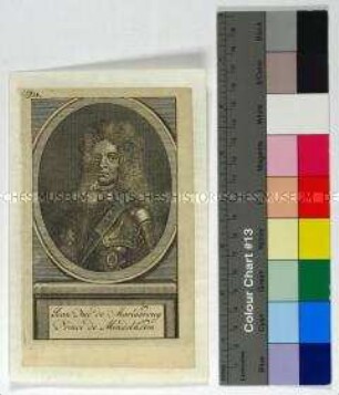 Porträt des englischen Feldherrn und Politikers John Churchill I. Duke of Marlborough und Prince of Mindelheim
