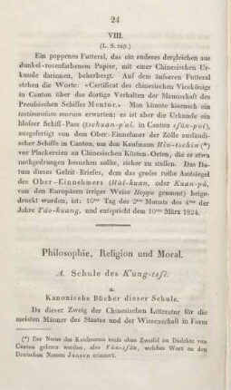 Philosophie, Religion und Moral