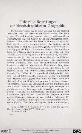 Einleitende Bemerkungen zur historisch-politischen Geographie