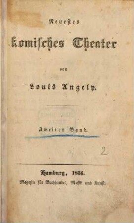 Neuestes komisches Theater, 2