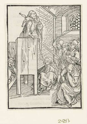 Worheyt verschwigen, aus: Sebastian Brant, "Stultifera Navis", Basel 1498, S. CXVIII verso