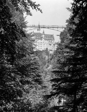 Marienbrücke : Die Marienbrücke über der Pöllatschlucht