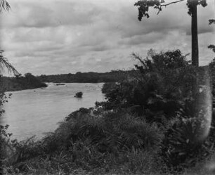 St. Paul River : Blick auf einen Abschnitt des St. Paul bei Hochwasser.