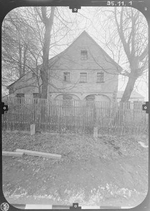 Plauen-Haselbrunn, Althaselbrunn 1. Gasthof. Giebelansicht