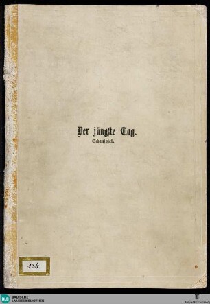 Donaueschinger Weltgerichtsspiel - Cod. Donaueschingen 136