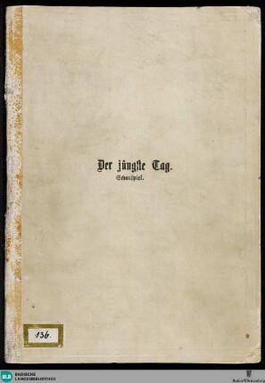 Donaueschinger Weltgerichtsspiel - Cod. Donaueschingen 136