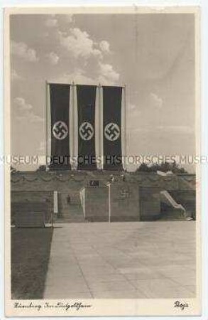 Der Luitpoldhain auf dem Reichsparteitagsgelände in Nürnberg