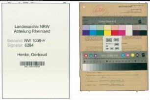 Entnazifizierung Gertraud Henke , geb. 21.04.1911 ()