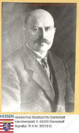 Haury, Konrad (1872-1931) / Porträt, Brustbild
