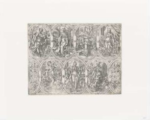 Künste und Gewerbe, aus: Barthélemy de Chasseneuz, "Catalogus Gloriae Mundi", Frankfurt am Main 1579