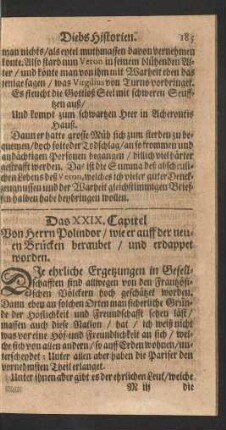 Das XXIX. Capitel.