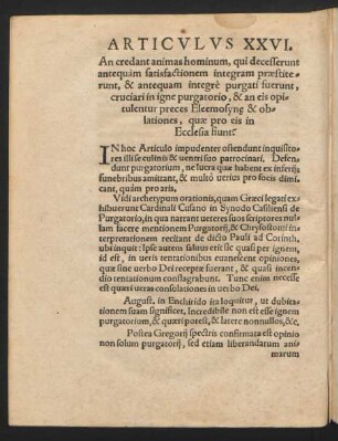 Articulus XXVI.
