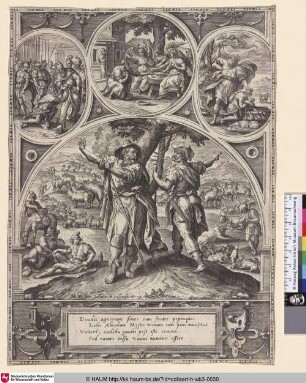[The Quarrel Between the Shepherds of Abraham and Lot; Der Streit zwischen den Hirten von Abraham und Lot]