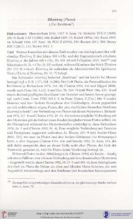Πλούτος (Plutos) („Der Reichtum”)