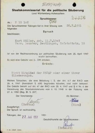 Müller, Kurt