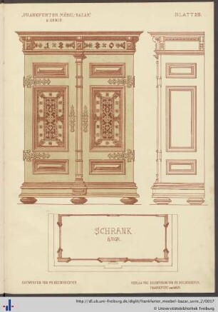 Blatt 23: Schrank.